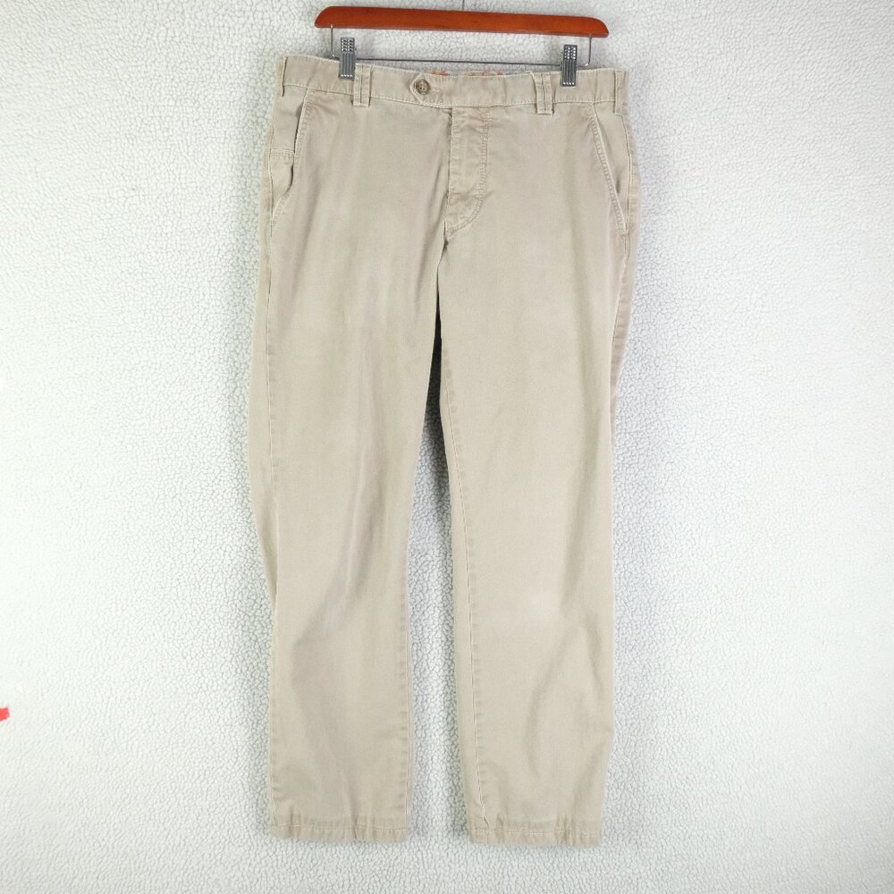 Meyer Pants Mens 32X30 Beige Chino Straight Leg Stretch Classic